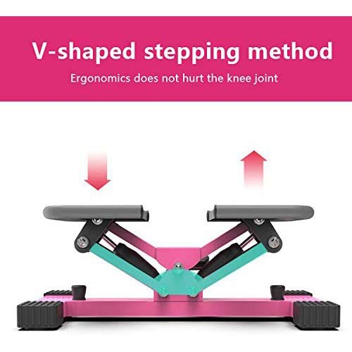 anking Mini Stepper Trainer Fitness Máquina De Ejercicios, Máquinas De Entrenamiento Elípticas Equipo De Fitness Paso A Paso Hidráulico Mini Máquina De Pedal Magnético Multifuncional Mudo