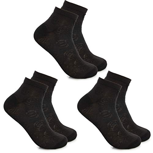 Anne Klein (6 Pairs) Womens Socks Lightweight Ankle Socks For Women Stitched Design Cute Ankle Socks Women Pattern Anne Klein (6 Pairs) Womens Socks Lightweight Ankle Socks For Women Stitched Design Cute Ankle Socks Women Pattern