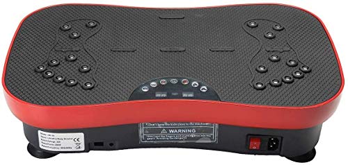 ANNING Máquina De Vibración Slim Fitness Fitness 150KG / 330lb Formador De Placa De Plataforma con Bandas De Resistencia (Color: Naranja)