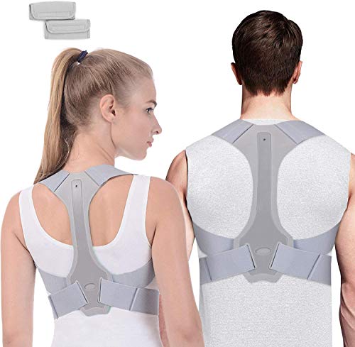 ANOOPSYCHE Corrector de Postura Espalda Hombros Para Hombre y Mujer Talla Asjustable Chaleco Corrector de Postura Transpirable es Ideal para Aliviar los Dolores Dorsales,Thoraciques,Cuello y Hombros ANOOPSYCHE Corrector de Postura Espalda Hombros Para Hombre y Mujer Talla Asjustable Chaleco Corrector de Postura Transpirable es Ideal para Aliviar los Dolores Dorsales,Thoraciques,Cuello y Hombros