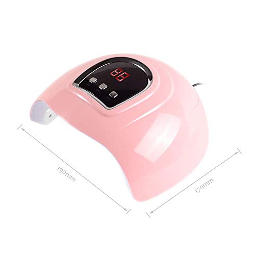 Anself 54W Secador de Uñas de Gel Lámpara LED UV Uñas Máquina de Curado, 3 modos de tiempo 30/60/90 Segundos USB Lámpara de Luz LED para Manicura y Pedicura, Rosa Anself 54W Secador de Uñas de Gel Lámpara LED UV Uñas Máquina de Curado, 3 modos de tiempo 30/60/90 Segundos USB Lámpara de Luz LED para Manicura y Pedicura, Rosa