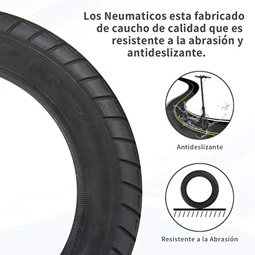 ANSENI Pack Cámara de Aire 10" y Ruedas de 10 Pulgadas de Reemplazo para Patinete Electrico de 10 Pulgadas,Neumáticos de Repuestos, Actualización de la Rueda Xiaomi M365 8,5" a 10" ANSENI Pack Cámara de Aire 10" y Ruedas de 10 Pulgadas de Reemplazo para Patinete Electrico de 10 Pulgadas,Neumáticos de Repuestos, Actualización de la Rueda Xiaomi M365 8,5" a 10"