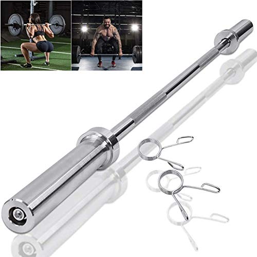 Antideslizante Barra de musculacion (220/180 /150),Diámetro de 50 mm,Barra de Gimnasio para Entrenamiento Fitness con Pesas en Casa Antideslizante Barra de musculacion (220/180 /150),Diámetro de 50 mm,Barra de Gimnasio para Entrenamiento Fitness con Pesas en Casa