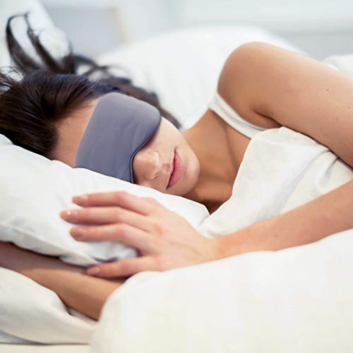 Antifaz para dormir para mujeres y hombres, máscara para dormir 3D contorneada para dormir, 100 % opaca, ultra suave transpirable con correa ajustable suave y cómoda, para sombra de ojos y persiana Antifaz para dormir para mujeres y hombres, máscara para dormir 3D contorneada para dormir, 100 % opaca, ultra suave transpirable con correa ajustable suave y cómoda, para sombra de ojos y persiana