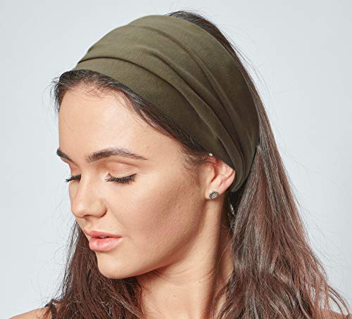Antonia York - Turbante, Diadema ancha para mujer, cinta ancha para la cabeza Cadiz M Antonia York - Turbante, Diadema ancha para mujer, cinta ancha para la cabeza Cadiz M