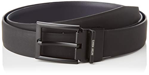 Antony Morato Cintura Double Face In Pelle H.30mm Cinturón, Negro (NERO 9000), No Aplica (Talla del fabricante: Large) para Hombre
