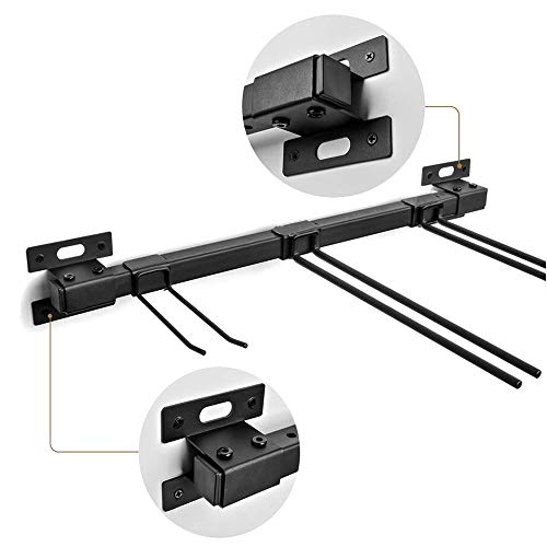 ANTOPY Soporte para Almacenamiento de esquí, Soporte de Pared para Snowboard para el hogar y el Garaje, Soporte para organización, 10 Pares