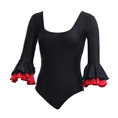 ANUKA Body de Licra con Doble Volante en Manga. Made IN Spain (S) ANUKA Body de Licra con Doble Volante en Manga. Made IN Spain (S)