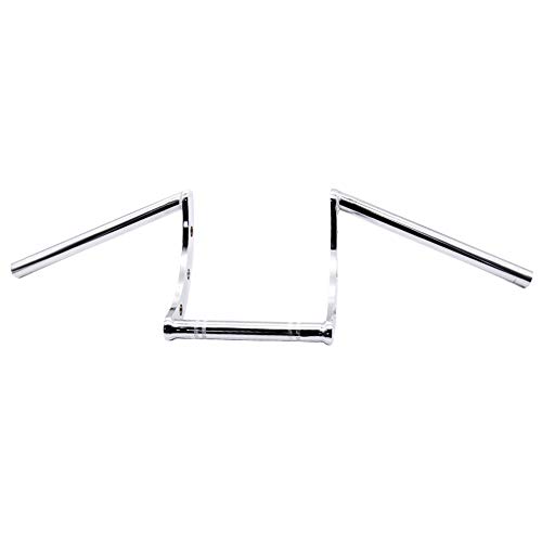 AnXin - Manillar Z Bar 22 mm 7/8" para moto Harley, Triumph, Drag, Custom, Bobber, Chopper, Cruisers, Softail, Dyna y Sportster AnXin - Manillar Z Bar 22 mm 7/8" para moto Harley, Triumph, Drag, Custom, Bobber, Chopper, Cruisers, Softail, Dyna y Sportster