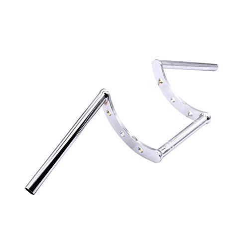 AnXin - Manillar Z Bar 22 mm 7/8" para moto Harley, Triumph, Drag, Custom, Bobber, Chopper, Cruisers, Softail, Dyna y Sportster AnXin - Manillar Z Bar 22 mm 7/8" para moto Harley, Triumph, Drag, Custom, Bobber, Chopper, Cruisers, Softail, Dyna y Sportster
