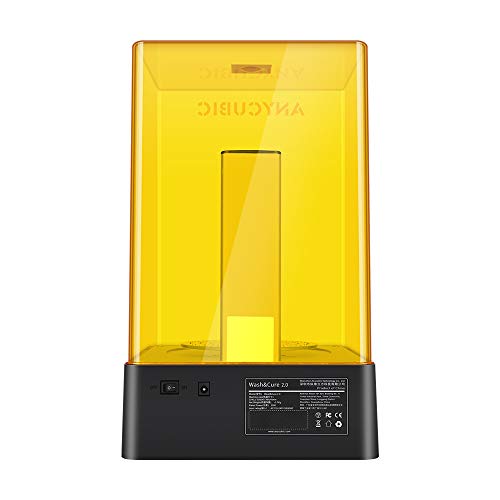 ANYCUBIC Wash & Cure Machine 2.0 para Resina Impresora 3D Versión mejorada de la Máquina de Lavado y Curado 2 en 1 para Impresoras Photon S Mono Mars LCD DLP SLA para Curar con Luz UV Lavar Modelo 3D