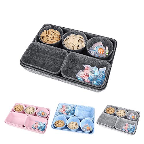 Anyingkai 8 Pcs Organizador de Cajones de Fieltro,Organizador Cajones Escritorio,Almacenaje en Cajones,Almacenamiento Desmontable Caja,Almacenaje Gris (Gris Oscuro) Anyingkai 8 Pcs Organizador de Cajones de Fieltro,Organizador Cajones Escritorio,Almacenaje en Cajones,Almacenamiento Desmontable Caja,Almacenaje Gris (Gris Oscuro)