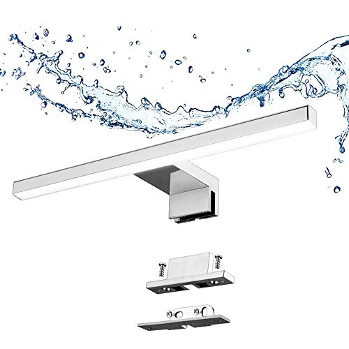 Aogled Led Espejo Luz Baño 5W 400LM 30cm 230V 4000K,Lámpara de Acero Inoxidable 3 en 1 IP44 Clase II,Diseño Delgado,Sin Parpadeo,Espejo No Regulable Frente/Gabinete/Iluminación de Pared Neutro Blanco Aogled Led Espejo Luz Baño 5W 400LM 30cm 230V 4000K,Lámpara de Acero Inoxidable 3 en 1 IP44 Clase II,Diseño Delgado,Sin Parpadeo,Espejo No Regulable Frente/Gabinete/Iluminación de Pared Neutro Blanco
