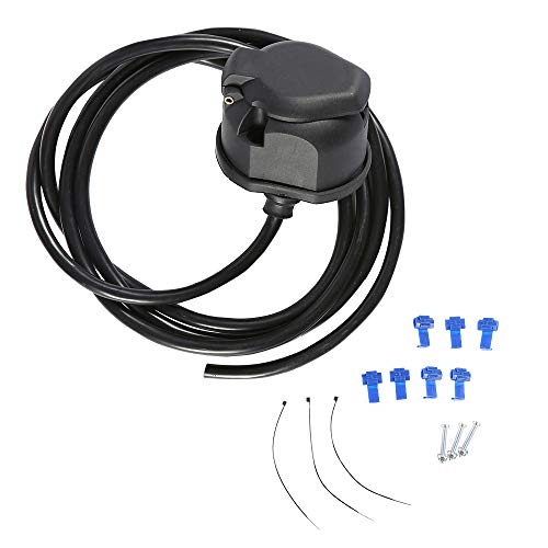 AOHEWEI 13 Pines Zócalo del Remolque Cableado Precableado Conectores 13 Vías con 8 Hilos Cable 2M Adaptador Electrico para Camion RV Caravana U Otro Vehículo Comercial (zócalo del Remolque B) AOHEWEI 13 Pines Zócalo del Remolque Cableado Precableado Conectores 13 Vías con 8 Hilos Cable 2M Adaptador Electrico para Camion RV Caravana U Otro Vehículo Comercial (zócalo del Remolque B)