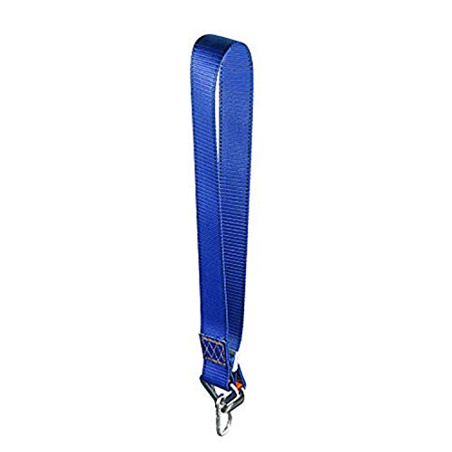 Aoneky Colgador de Saco de Boxeo - 60-100cm Correa Ajustable de Nylon con Mosquetón, Carga de 225kg, Cadena para Colgar Saco de Boxeo, Soporte de Techo Pared, Accesorios para Sacos (Anillo Doble)