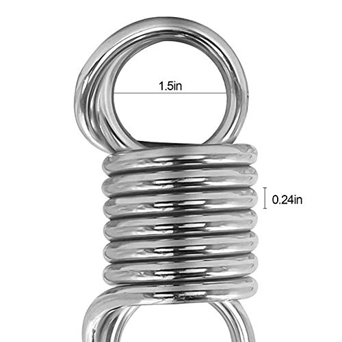 Aoneky Muelle para Saco de Boxeo - 127mm de Longitud, Material de Acero, Carga de 100KG, Resorte de Extensión, Accesorios para Colgar Bolsa de Boxeo Hamaca Silla Colgante Aoneky Muelle para Saco de Boxeo - 127mm de Longitud, Material de Acero, Carga de 100KG, Resorte de Extensión, Accesorios para Colgar Bolsa de Boxeo Hamaca Silla Colgante