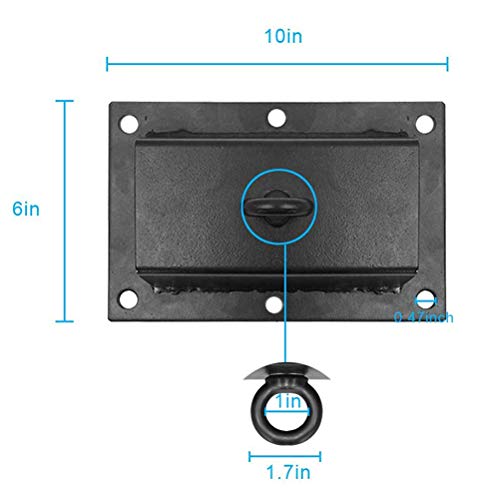 Aoneky Soporte de Techo para Saco de Boxeo - Colgador con Mosquetón para Bolsa Pesada Correa para Yoya TRX, Montaje en Techo, Acero Resistente, Capacidad de Carga 300 kg, Accesorios Deportivos