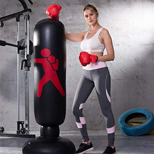 AOOCEEH Saco De Boxeo Suelo Saco De Boxeo De Pie Saco De Boxeo Adulto De Pie Saco De Boxeo Everlast Sacos De Boxeo para Adultos Saco De Boxeo Hinchable Saco De Boxeo con Relleno Black,160cm AOOCEEH Saco De Boxeo Suelo Saco De Boxeo De Pie Saco De Boxeo Adulto De Pie Saco De Boxeo Everlast Sacos De Boxeo para Adultos Saco De Boxeo Hinchable Saco De Boxeo con Relleno Black,160cm