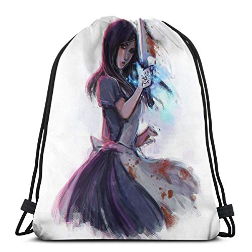 AOOEDM Alice - Outsider 'S Marker Sport Sackpack Mochila con cordón Bolsa de gimnasio Saco