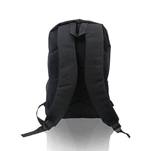 AOOEDM Backpack - Mochila Escolar Elegante para Ejercicios, Solo Trabajo Duro, Frase de afirmación Deportiva Positiva y mancuerna Decorativa inspiradora para niños, 11 'L x 5' W x 17 'H