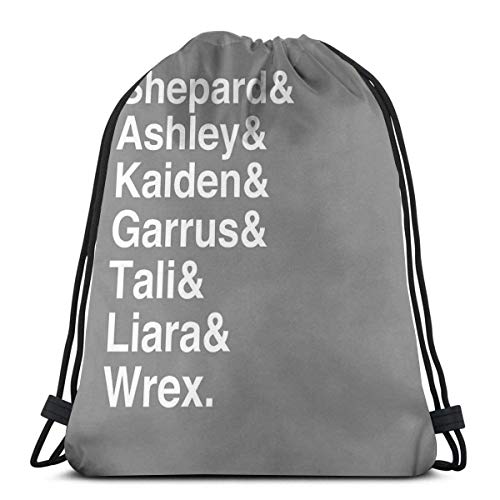 AOOEDM El equipo Og Mass Effect. Mochila deportiva Mochila con cordón Bolsa de gimnasio Saco AOOEDM El equipo Og Mass Effect. Mochila deportiva Mochila con cordón Bolsa de gimnasio Saco