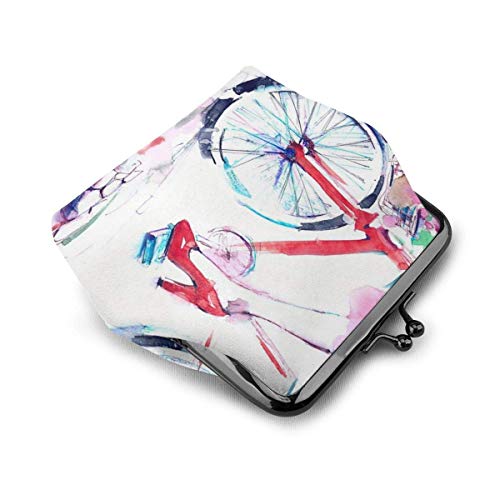 AOOEDM, Monedero de Calle en el Pueblo de Mallorca, España, Vintage, Puerta, Cartera, Hebilla, Cuero, Viaje, Maquillaje, Cambio, Monedero, Regalo para Mujer AOOEDM, Monedero de Calle en el Pueblo de Mallorca, España, Vintage, Puerta, Cartera, Hebilla, Cuero, Viaje, Maquillaje, Cambio, Monedero, Regalo para Mujer