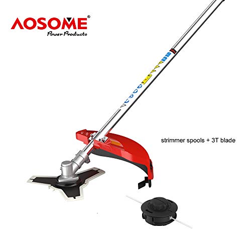 AOSOME Desbrozadora Gasolina Multifuncion 5 en 1 - Cortasetos Telescopica, Motosierras Podadora Altura, Poste de Extensión - 2 Tiempos (2,2kW 3HP 52CC), Herramienta de Exterior Jardinería Profesional