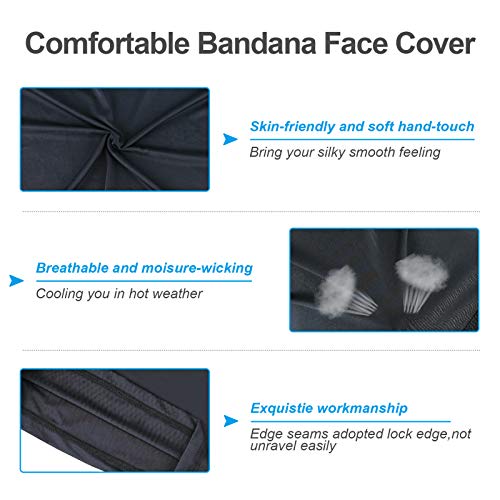 AOTEHU Elastica Pañuelos Cabeza, Multifunción Bufanda Bandana Bragas de Cabeza, Turbante Magico Pasamontañas, Tubo UV Mascarilla para Hombre Mujer-4 AOTEHU Elastica Pañuelos Cabeza, Multifunción Bufanda Bandana Bragas de Cabeza, Turbante Magico Pasamontañas, Tubo UV Mascarilla para Hombre Mujer-4