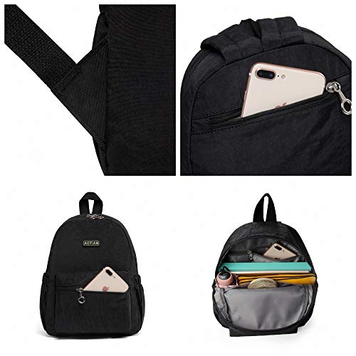 AOTIAN Mujer Mini Mochila Primavera y Verano Ligero Pequeña Bolsa de Viaje Bolsos Compacta para Casual 7 litros AOTIAN Mujer Mini Mochila Primavera y Verano Ligero Pequeña Bolsa de Viaje Bolsos Compacta para Casual 7 litros
