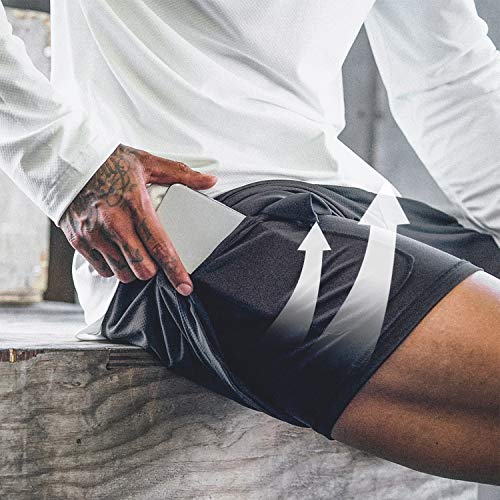 Aotlet Pantalones Cortos Deportivos para Hombre,2 en 1 Pantalón Corto Deportivo Secado Rápido Shorts Pants para Tenis Running Fitness Gimnasio Gym Atletismo Nadar, Negro, M-3XL(Apretado y pequeño) Aotlet Pantalones Cortos Deportivos para Hombre,2 en 1 Pantalón Corto Deportivo Secado Rápido Shorts Pants para Tenis Running Fitness Gimnasio Gym Atletismo Nadar, Negro, M-3XL(Apretado y pequeño)