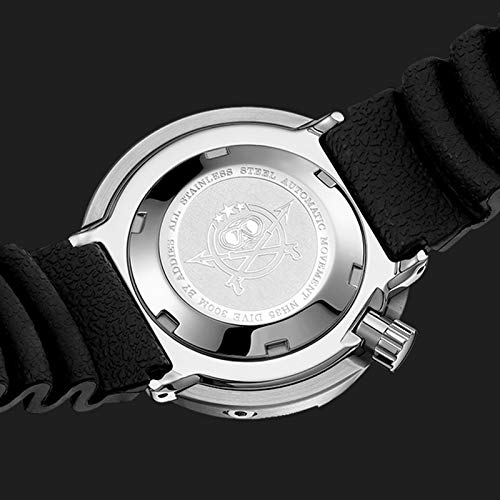 AOUVIK Reloj automático Luminoso para Hombre, Reloj mecánico, Bisel de cerámica, Relojes de Buceo de 300 M, Reloj para Hombre, Regalos para papá y Amigo,A AOUVIK Reloj automático Luminoso para Hombre, Reloj mecánico, Bisel de cerámica, Relojes de Buceo de 300 M, Reloj para Hombre, Regalos para papá y Amigo,A