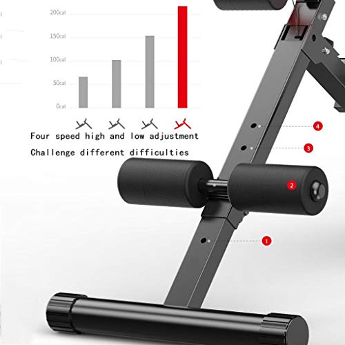 Aparato de Abdominales Entrenadores Abdominales AB AB Máquina de Entrenamiento Inicio Equipo de Gimnasio, Altura Ajustable AB Trainer, Pierna Plegable Fitness Might Shaper LCD Contador LCD