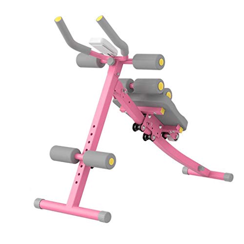 Aparato de Abdominales Fitness Core & Abdominy Trainers AB Fitness Fitness Fitness Home Gym Fortificar Fuerza Formación AB Cruncher, Pierna Muslos Nalgas Shaper con Monitor LCD