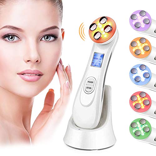 Aparato Facial Ultrasonido,Aparato Facial Antiarrugas terapia de luz Radiofrecuencia Facial y Corporal Mesoterapia Facial Aparato Radiofrecuencia Facial Aparatos, Estetica Rejuvenecedor Facial