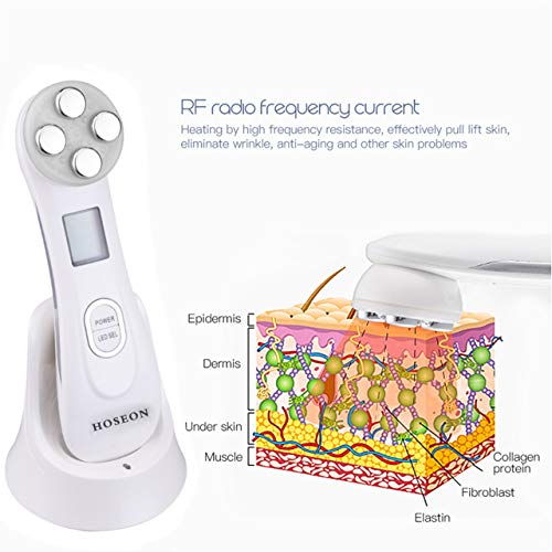 Aparato Facial Ultrasonido,Aparato Facial Antiarrugas terapia de luz Radiofrecuencia Facial y Corporal Mesoterapia Facial Aparato Radiofrecuencia Facial Aparatos, Estetica Rejuvenecedor Facial