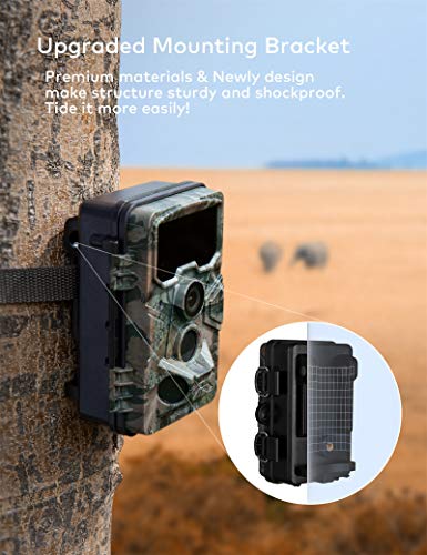 APEMAN Cámara de Caza 20MP 1080P con Tarjeta TF 16GB, Rango de detección 120 °, Lente Gran Angular de 116 °, Distancia de Disparo de 20M para Seguridad doméstica y monitoreo de Vida Silvestre APEMAN Cámara de Caza 20MP 1080P con Tarjeta TF 16GB, Rango de detección 120 °, Lente Gran Angular de 116 °, Distancia de Disparo de 20M para Seguridad doméstica y monitoreo de Vida Silvestre