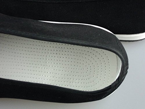APIKA Zapatos Tradicionales Viejos Chinos de Pekín Kung Fu Tai Chi Zapatos Suela de Goma Unisexo Negro (260mm 42) APIKA Zapatos Tradicionales Viejos Chinos de Pekín Kung Fu Tai Chi Zapatos Suela de Goma Unisexo Negro (260mm 42)