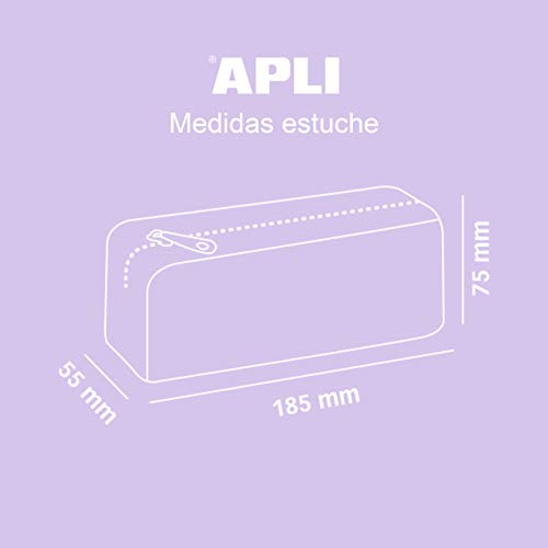 APLI 18416 - Estuche silicona Nordik Collection - Violeta