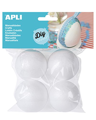 APLI - Bolsa bolas porexpan 45 mm, 4 uds APLI - Bolsa bolas porexpan 45 mm, 4 uds