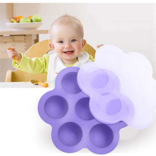 Apofly Púrpura Claro moldes Silicona Comidas Silicona Huevo Bites Moldes para Instant Pot 7 Agujero Moldes de tamaño de mordida de Silicona Caja de frescura sellada para niños Apofly Púrpura Claro moldes Silicona Comidas Silicona Huevo Bites Moldes para Instant Pot 7 Agujero Moldes de tamaño de mordida de Silicona Caja de frescura sellada para niños