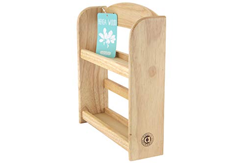 Apollo 2-tier Spice Rack, Estantería para especias, color natural