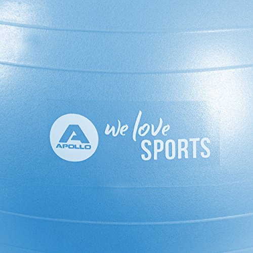 Apollo Bola de Gimnasia Anti-explosión de la Marca, Pelota de Fitness Robusta para Sentarse con pompa Apollo Bola de Gimnasia Anti-explosión de la Marca, Pelota de Fitness Robusta para Sentarse con pompa