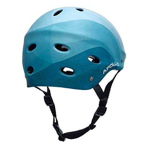 Apollo Casco para Bicicleta – Casco para Snowboard – Casco Ajustable para Skate Patinete MBX con Rueda de Ajuste – Casco para Niños y Adultos – Diversidad de Colores y Tallas