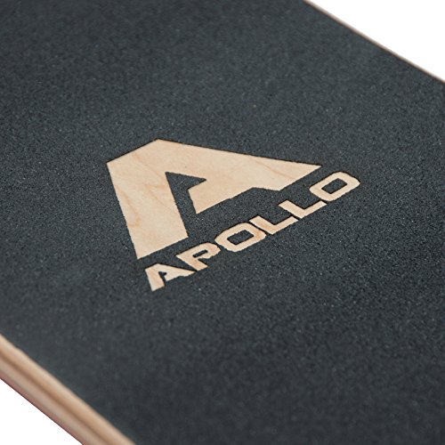 Apollo Longboard Supernova Special Edition Tabla Completa con rodamiento de Bolas High Speed ABEC Incl. Skate T-Tool, Drop Through Freeride Skate Cruiser Boards