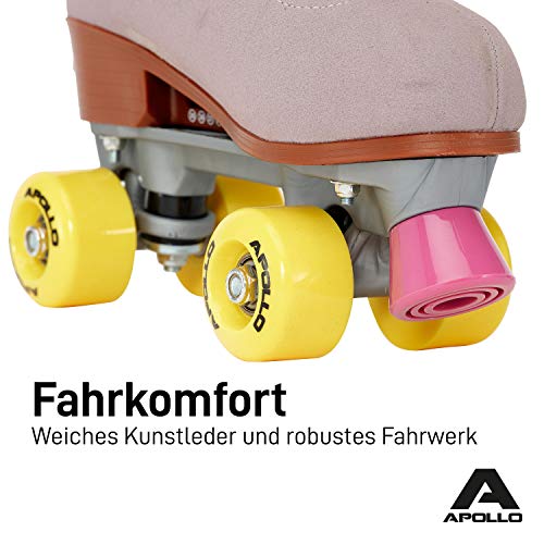 Apollo Patines de 4 Ruedas Clásicos, Patines para Niños, Adolescentes y Adultos, Patines de Niña y Patines de Mujer de Talla Ajustable, 3 Tamaños, Ajustables Talla 31 a 72 Apollo Patines de 4 Ruedas Clásicos, Patines para Niños, Adolescentes y Adultos, Patines de Niña y Patines de Mujer de Talla Ajustable, 3 Tamaños, Ajustables Talla 31 a 72
