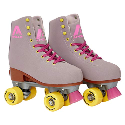 Apollo Patines de 4 Ruedas Clásicos, Patines para Niños, Adolescentes y Adultos, Patines de Niña y Patines de Mujer de Talla Ajustable, 3 Tamaños, Ajustables Talla 31 a 72