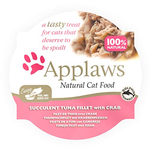 Applaws Pechuga de Pollo para Gatos con macetas de arroz, 10 x 60 g