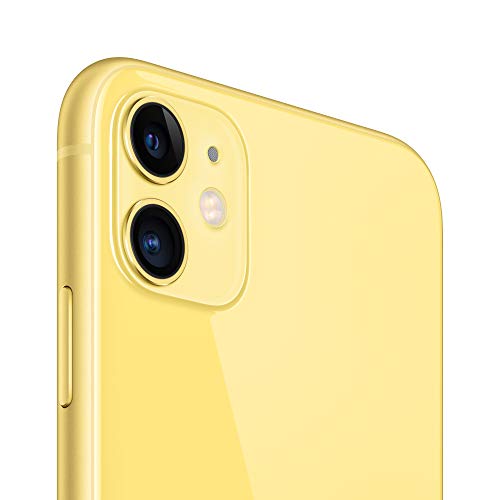 Apple iPhone 11 (128 GB) - Amarillo (incluye Earpods, adaptador de corriente)