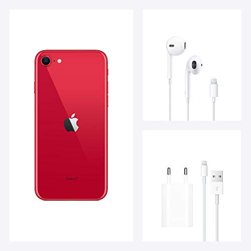 Apple iPhone SE (64 GB) - (PRODUCT)RED (incluye Earpods, adaptador de corriente)