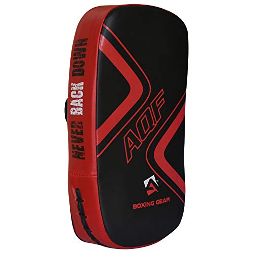 AQF Almohadilla para Brazo Curvada para Golpes para Kick Boxing Tailandés MMA Manoplas Boxeo de Protección para Golpes con Enfoque al Muay Thai AQF Almohadilla para Brazo Curvada para Golpes para Kick Boxing Tailandés MMA Manoplas Boxeo de Protección para Golpes con Enfoque al Muay Thai